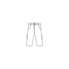 pants icon vector logo design illustration