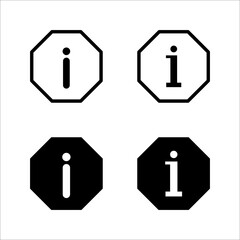 Faq information icon vector and detail icon symbol, on white background.