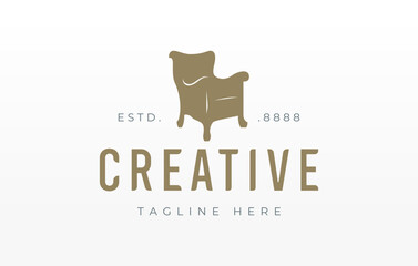 Chairs, Sofas, Furniture Logo Design Template