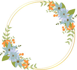 Flower Frame Wreath Wedding Decoration