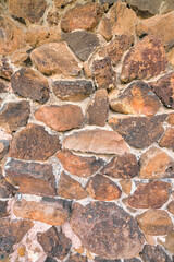 Rugged rockwall close-up background in Tucson, Arizona