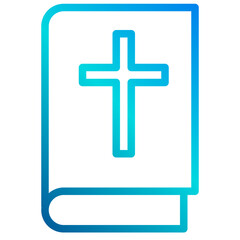 Bible outline icon