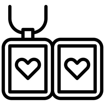Locket clip art preview