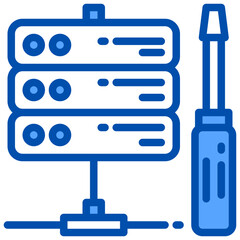 Maintenance filled outline icon