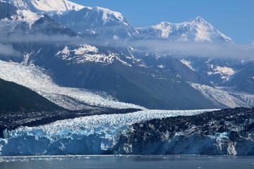 The Harvard Glacier is a large tidewater glacier in the Alaska's Prince William Sound
