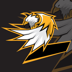 eagle logo illustration, vector eps 10