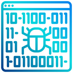 Bug outline icon