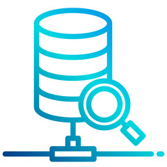 Data base outline icon