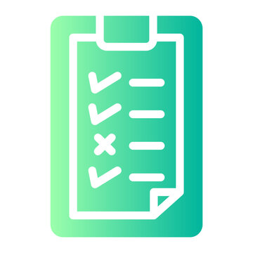 cheklist gradient icon