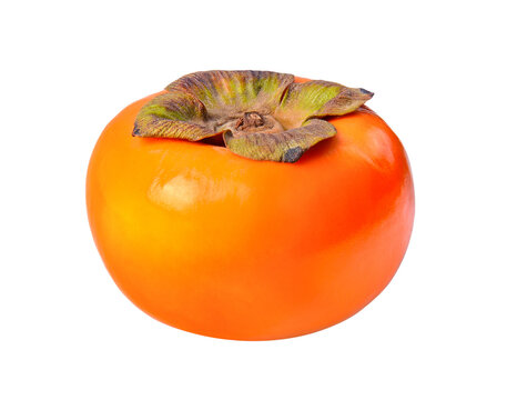 fresh ripe persimmons isolated on transparent png
