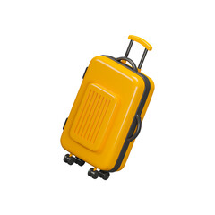 Travel Luggage Icon Isolated 3d Render Illustration