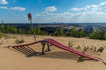 Fototapeta premium Pollution impact on the world ecology. Energy creation 