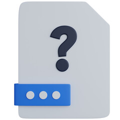 3d rendering unknown file type isolated