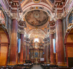 Collegiate of the Mother of God of Perpetual Help and Saint Mary Magdalene. Poznan, Greater Poland...