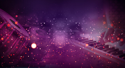 Qawwali background. 3d rendering illustration