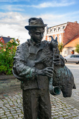 Sculpture of Kozlarz in Zbaszyn, Greater Poland Voivodeship, Poland