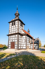 St. Florian's Church in Jedlec, Greater Poland Voivodeship, Poland - obrazy, fototapety, plakaty