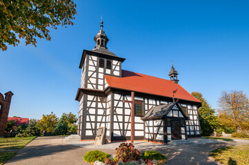 St. Florian's Church in Jedlec, Greater Poland Voivodeship, Poland	 - obrazy, fototapety, plakaty