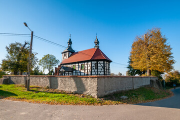 St. Florian's Church in Jedlec, Greater Poland Voivodeship, Poland	 - obrazy, fototapety, plakaty