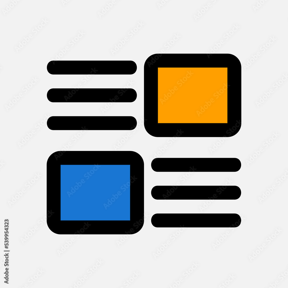 Wall mural layout icon in filled line style, use for website mobile app presentation