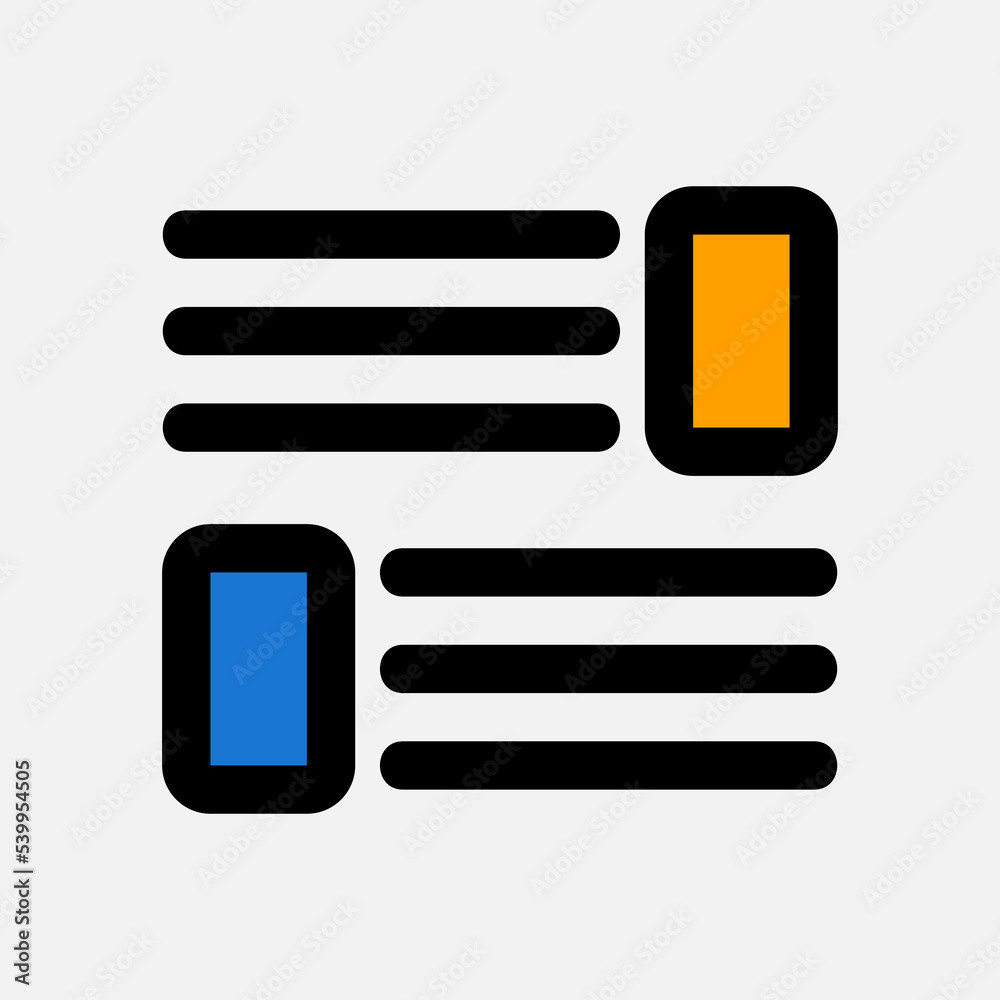 Wall mural layout icon in filled line style, use for website mobile app presentation
