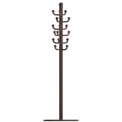 3d rendering illustration of a coat stand