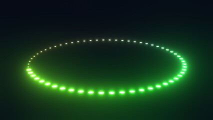 LED, Licht, leuchten, bunt, rotieren, laden, Fortschritt, Loading, rund, aktiv, dynamisch, bewegung, grün