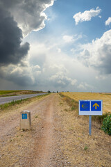 way to Santiago de Compostela, Spain