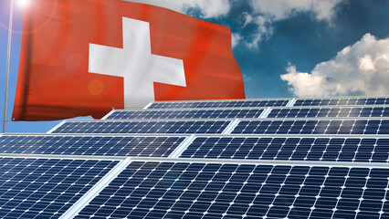 Solar panel, photovoltaic, alternative electricity source - concept of sustainable resources...