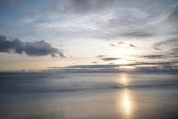 Fototapeta na wymiar Sonnenuntergang Nordseeküste 