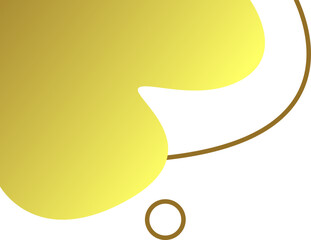 Gradient Gold Corner Shape (5)