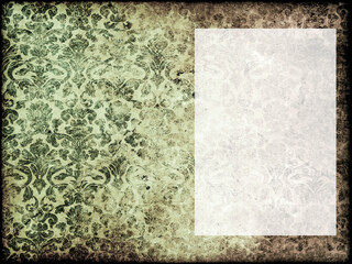 green braun vintage background  for your message