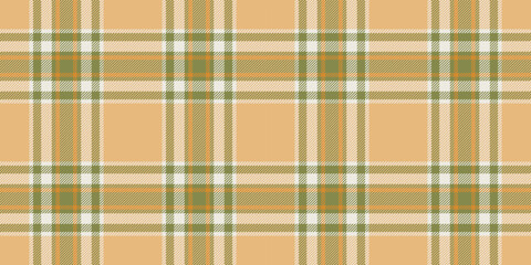 Plaid pattern seamless fabric texture in vector