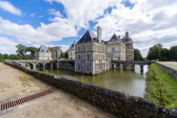 Fototapeta na wymiar Serrant castle (Chateau de Serrant), Saint-Georges-sur-Loire, Maine-et-Loire department, France