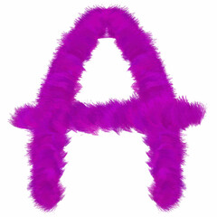 letter a made of flowers