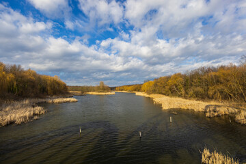 Fototapeta premium Balaton-felvideki nature reserve, Kis-Balaton, Transdanubia, Hungary