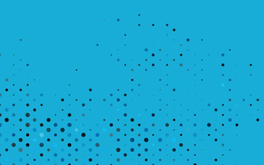 Light BLUE vector template with circles.