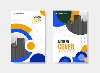 Modern company background design for brochure, annual report, poster, flyer, and layout with size A4