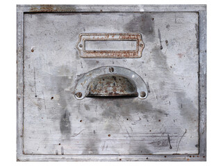 Old drawer isolated on on transparent background