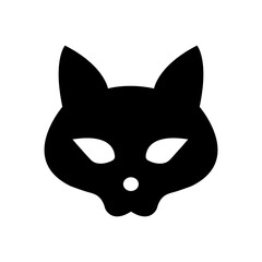 Props for Halloween party - Halloween vector isolated on white background. drawing vector. illustration of Halloween mask. Perfect for coloring book, textiles, icon, web, painting, children.	