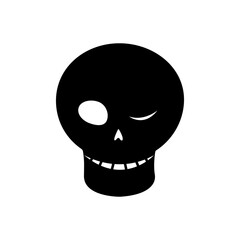 The skull. Can be used as a sketch of a tattoo Halloween Vector. vector illustration. Halloween Skull vector Perfect for coloring book, textiles, icon, web, painting, children's books.	
