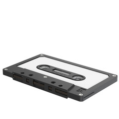Fototapeta premium 3d rendering illustration of a compact audio cassette