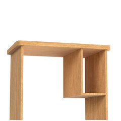 3d rendering illustration of a computer desk