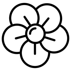 Obraz premium flowers icon