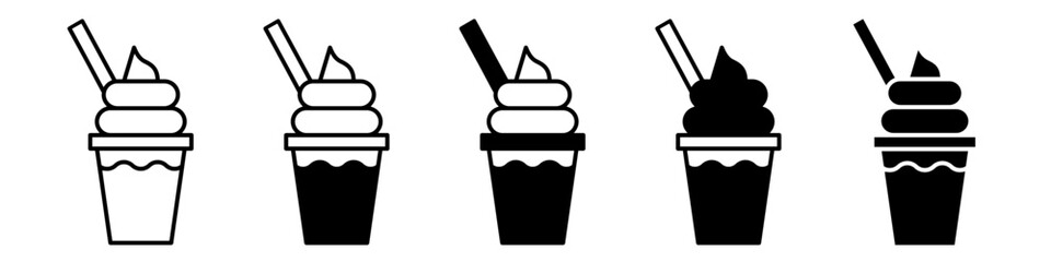 Coffee icon vector set. Tea illustration sign collection. hot drinks symbol or logo.