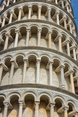 Fototapeta na wymiar The Leaning Tower of Pisa, Tuscany, Italy