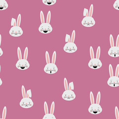 simple pattern funny small rabbit