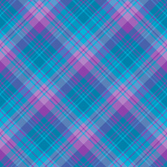 Seamless pattern in night violet and blue colors for plaid, fabric, textile, clothes, tablecloth and other things. Vector image. 2