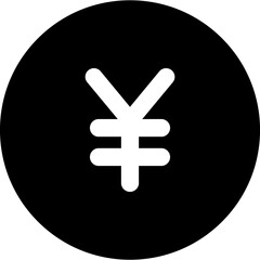 Yen black Icon