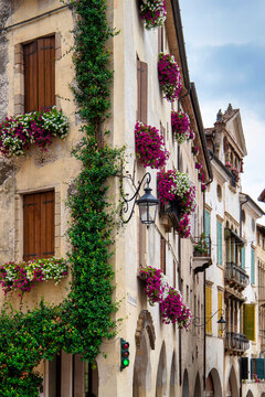 Historic center, Asolo, Treviso, Veneto, Italy